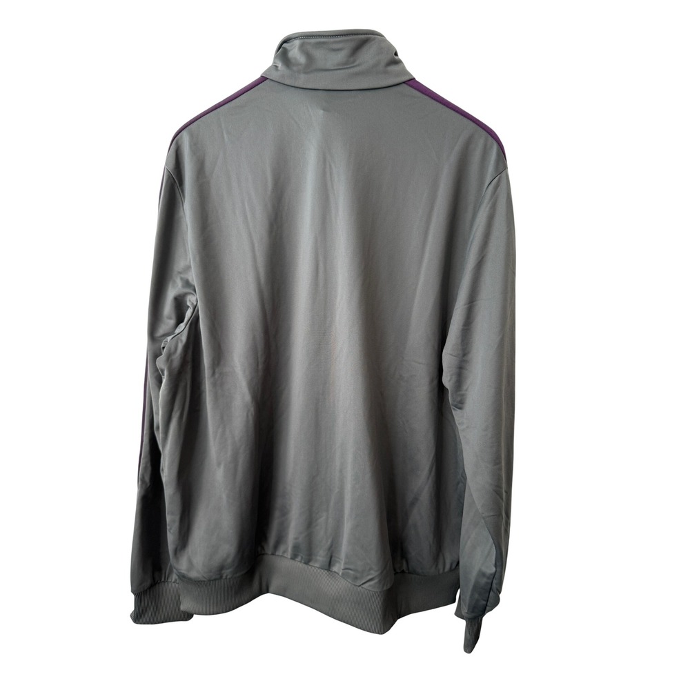 Puma T7 Track Jacket Mens Large Dark Shadow Gray Purple Full Zip NEW NWT - Picture 2 of 8